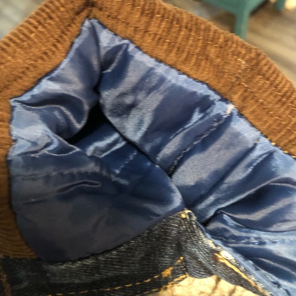 Wrangler Men’s Heavyweight Denim Blue Jean Jacket Gently Used Sized “L” Lined - Picture 5 of 14